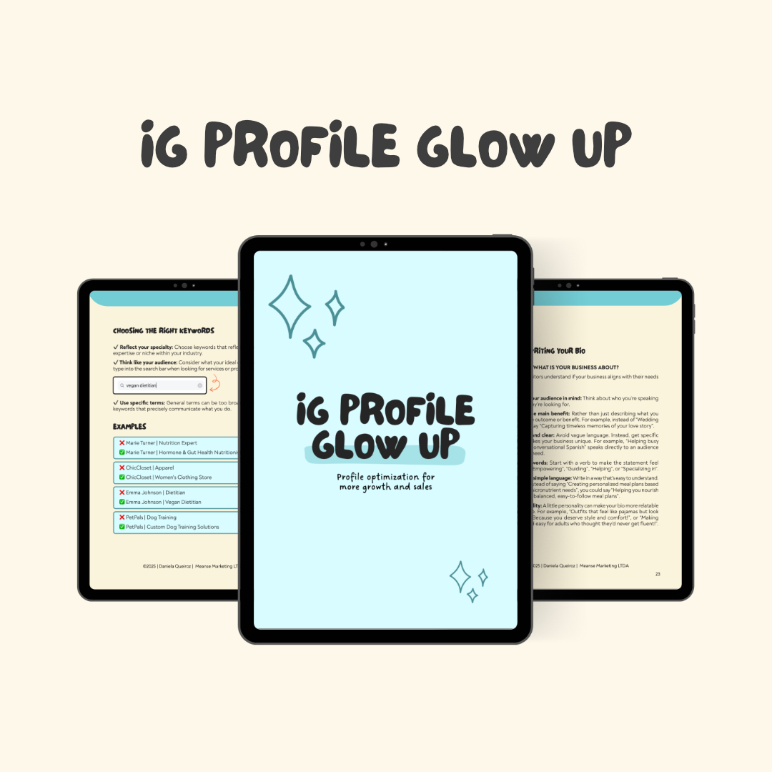 IG Profile Glow Up
